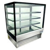 Empura Refrigeration E-KBDSF48-S Refrigerated Display Case 47 1/4"W X 31-1/2"D X 53-9/16"H 39°F To 45°F Temperature Range