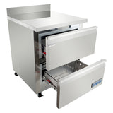 Empura Refrigeration E-KUC27W-D2 Undercounter Reach-In Refrigerator Work Top (2) Drawers