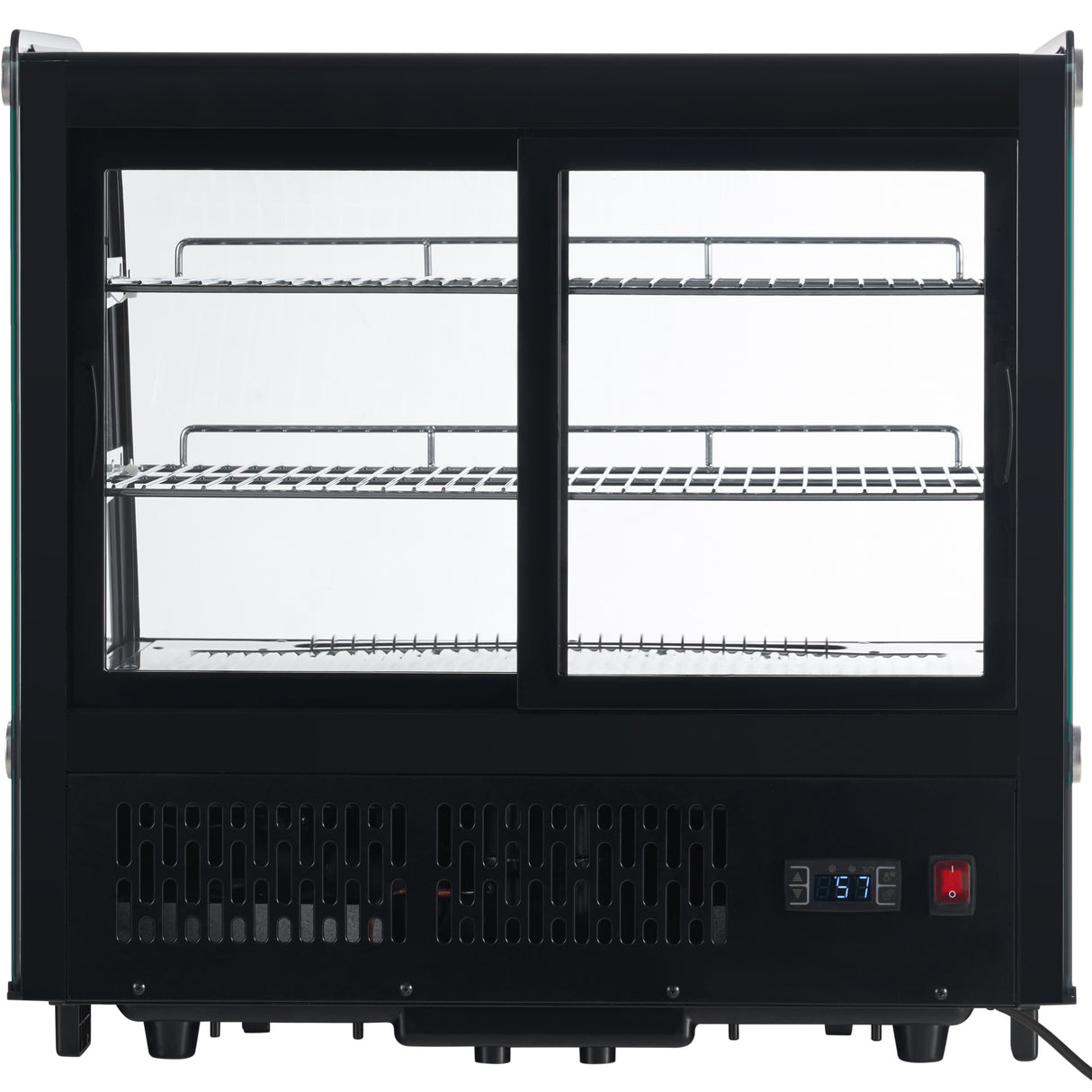 Empura Refrigeration E-RCDC-28B Refrigerated Display Case Countertop 27.6"W × 22.3"D × 27"H