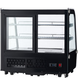 Empura Refrigeration E-RCDC-28B Refrigerated Display Case Countertop 27.6"W × 22.3"D × 27"H