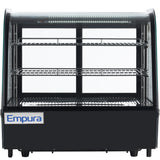 Empura Refrigeration E-RCDC-28B Refrigerated Display Case Countertop 27.6"W × 22.3"D × 27"H