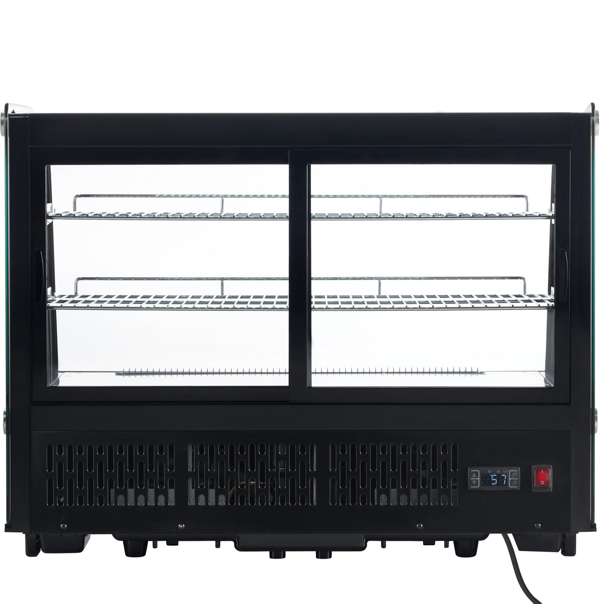 Empura Refrigeration E-RCDC-35B Refrigerated Display Case Countertop 34.6"W × 22.3"D × 27"H