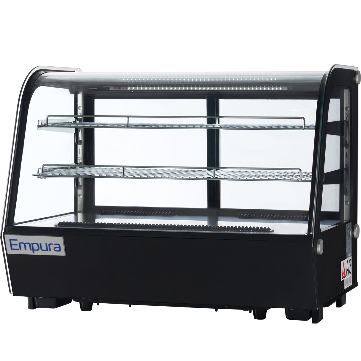 Empura Refrigeration E-RCDC-35B Refrigerated Display Case Countertop 34.6"W × 22.3"D × 27"H