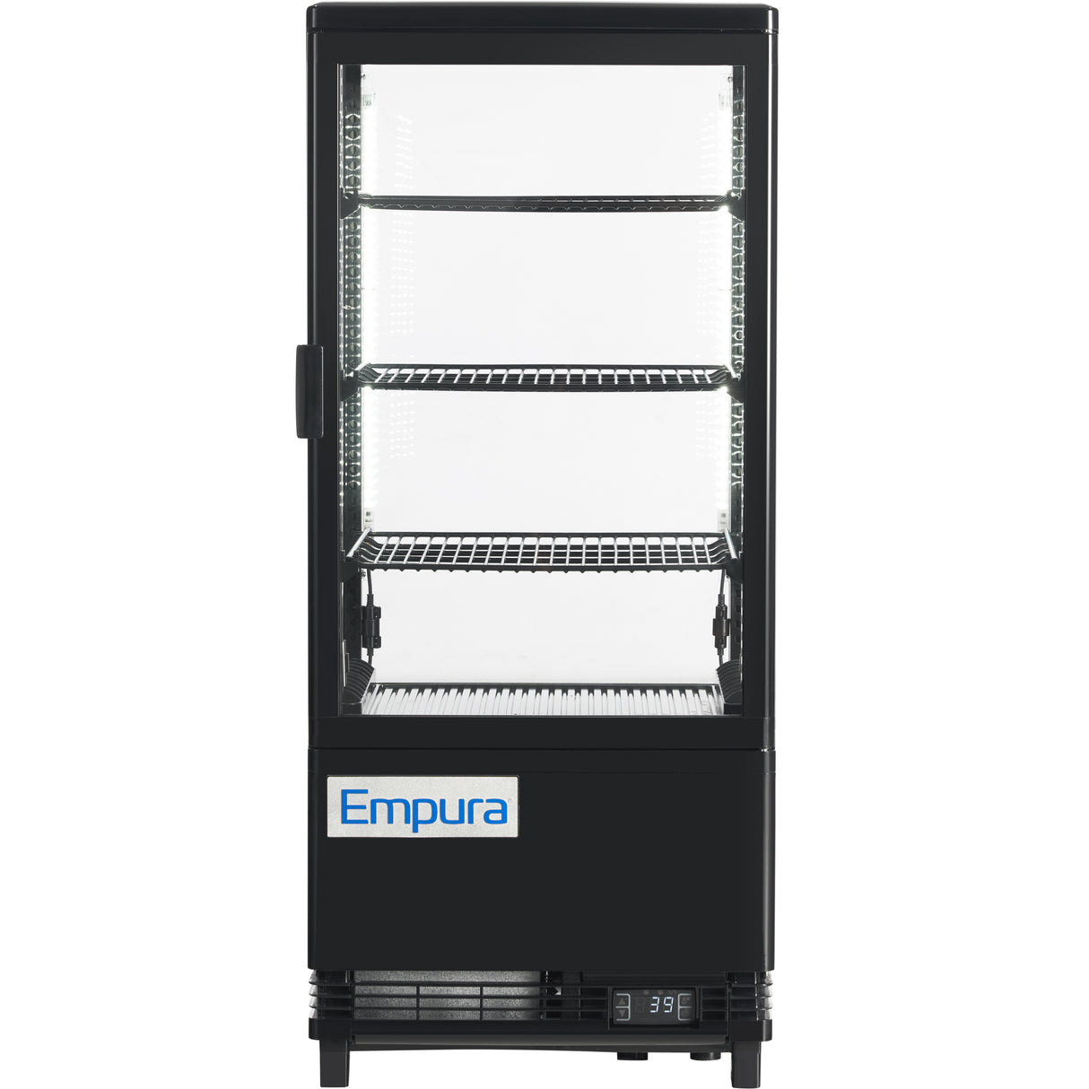 Empura Refrigeration E-RDC-17B-1D Refrigerated Display Case Countertop 16.7"W × 14.9"D × 44.4"H