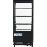 Empura Refrigeration E-RDC-17B-1D Refrigerated Display Case Countertop 16.7"W × 14.9"D × 44.4"H