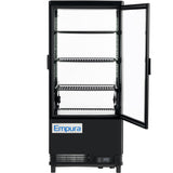 Empura Refrigeration E-RDC-17B-1D Refrigerated Display Case Countertop 16.7"W × 14.9"D × 44.4"H