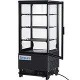 Empura Refrigeration E-RDC-17B-1D Refrigerated Display Case Countertop 16.7"W × 14.9"D × 44.4"H