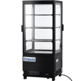 Empura Refrigeration E-RDC-17B-2D Refrigerated Display Case Countertop 16.9"W × 16.6"D × 38.9"H