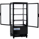 Empura Refrigeration E-RDC-17B-2D Refrigerated Display Case Countertop 16.9"W × 16.6"D × 38.9"H