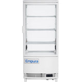 Empura Refrigeration E-RDC-17W-2D Refrigerated Display Case Countertop 16.9"W × 16.6"D × 38.9"H