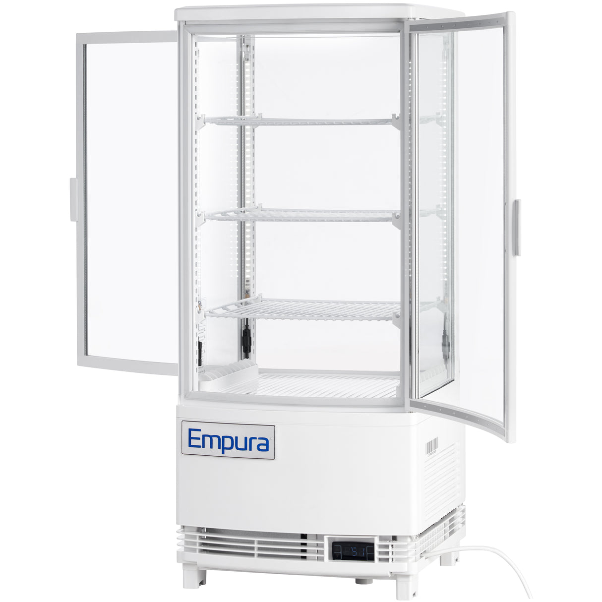 Empura Refrigeration E-RDC-17W-2D Refrigerated Display Case Countertop 16.9"W × 16.6"D × 38.9"H
