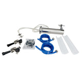 Empura Refrigeration E-KDD-TOWER-KIT-2 Draft Beer Dispensing Tower Kit Double Faucet Compatible With E-KDD Draft Beer Dispensing Series