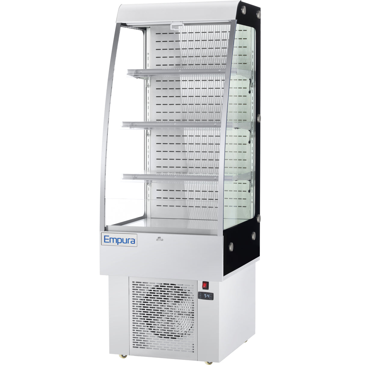 Empura Refrigeration E-VOAR-24-S Open Air Merchandiser 24"W × 29.6"D × 67"H 8.8 Cu. Ft. Capacity
