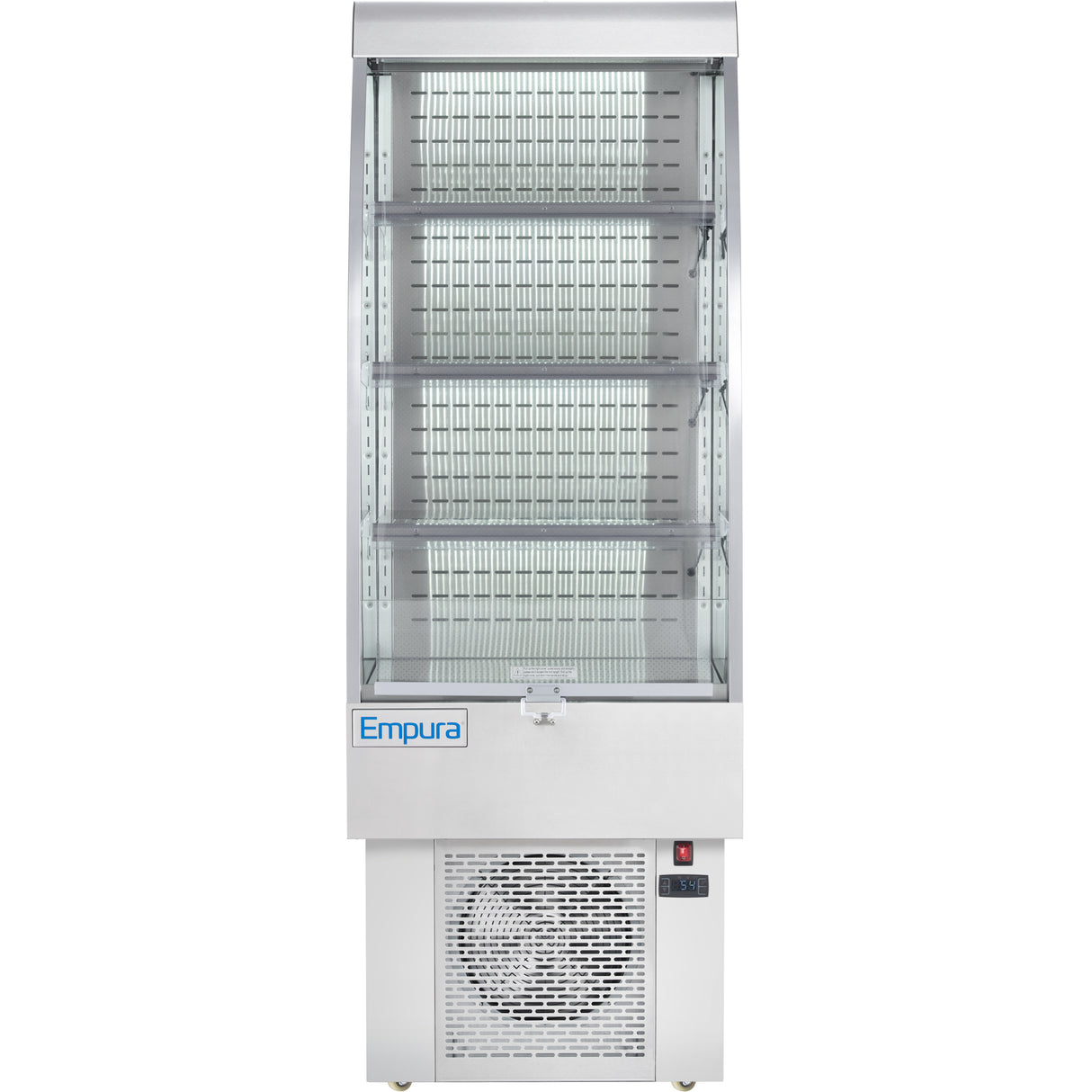 Empura Refrigeration E-VOAR-24-S Open Air Merchandiser 24"W × 29.6"D × 67"H 8.8 Cu. Ft. Capacity