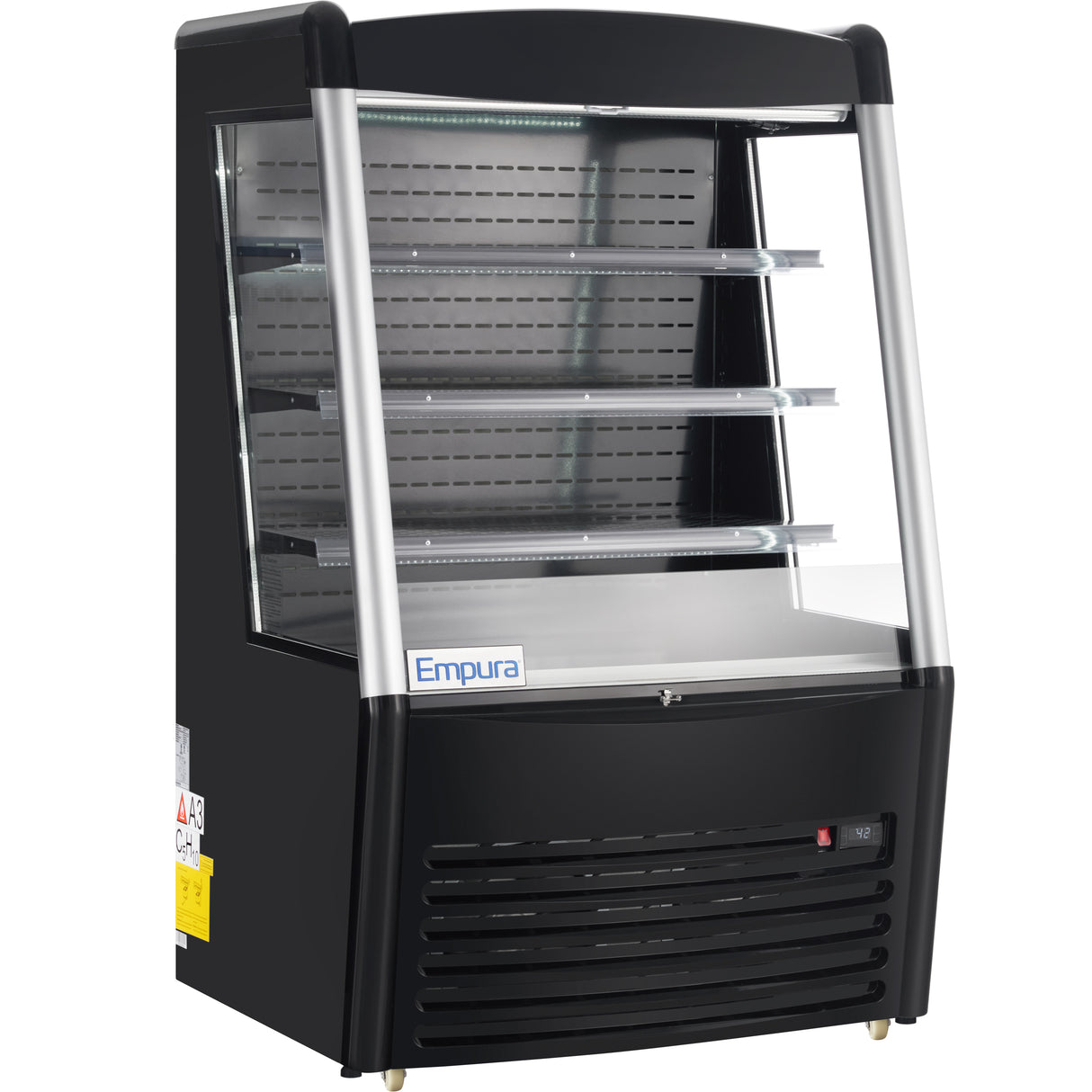 Empura Refrigeration E-VOAR-36B Open Air Merchandiser 36.2"W × 33.3"D × 59.4"H 11.3 Cu. Ft. Capacity