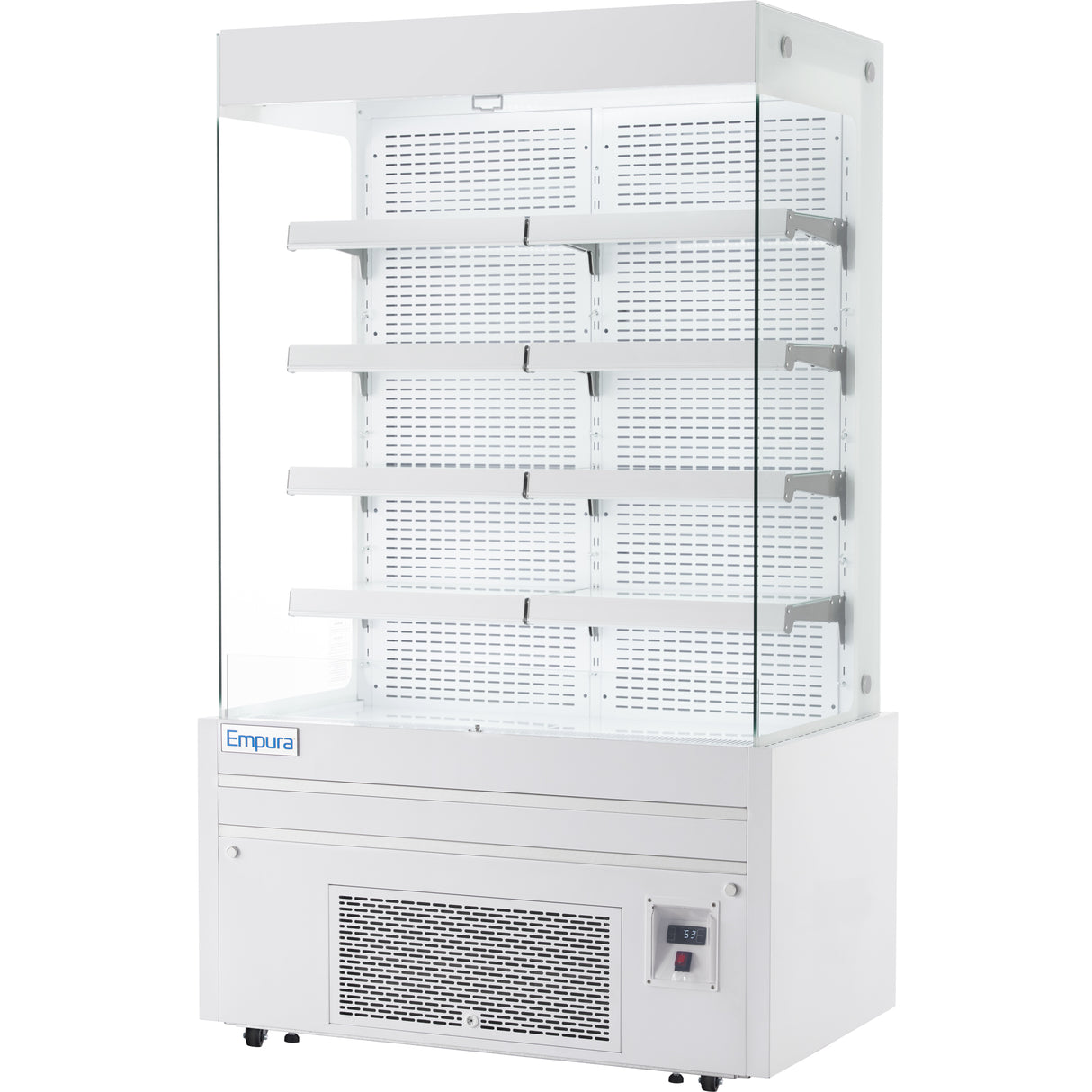 Empura Refrigeration E-VOAR-48W Open Air Merchandiser 48.4"W × 29"D × 79.9"H 26.8 Cu. Ft. Capacity