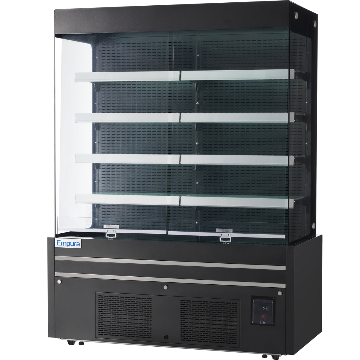 Empura Refrigeration E-VOAR-60B Open Air Merchandiser 60.2"W × 29"D × 79.9"H 33.9 Cu. Ft. Capacity