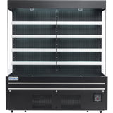 Empura Refrigeration E-VOAR-72B Open Air Merchandiser 72"W × 29"D × 79.9"H 40.9 Cu. Ft. Capacity