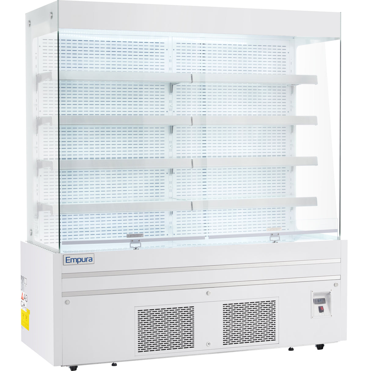 Empura Refrigeration E-VOAR-72W Open Air Merchandiser 72"W × 29"D × 79.9"H 40.9 Cu. Ft. Capacity
