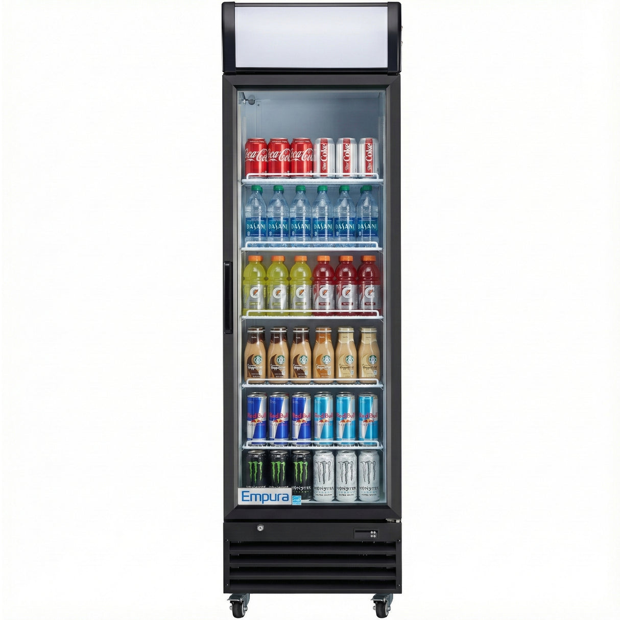 Empura Refrigeration EGM-13B Refrigerated Merchandiser 22.72"W X 23.82"D X 77.95"H 12 Cu. Ft. Capacity