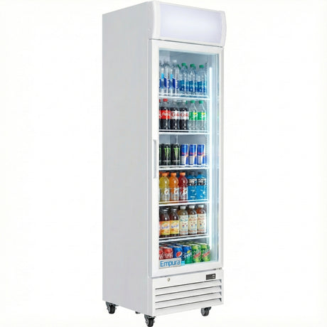Empura Refrigeration EGM-13W Refrigerated Merchandiser 22.72"W X 23.82"D X 77.95"H 12 Cu. Ft. Capacity