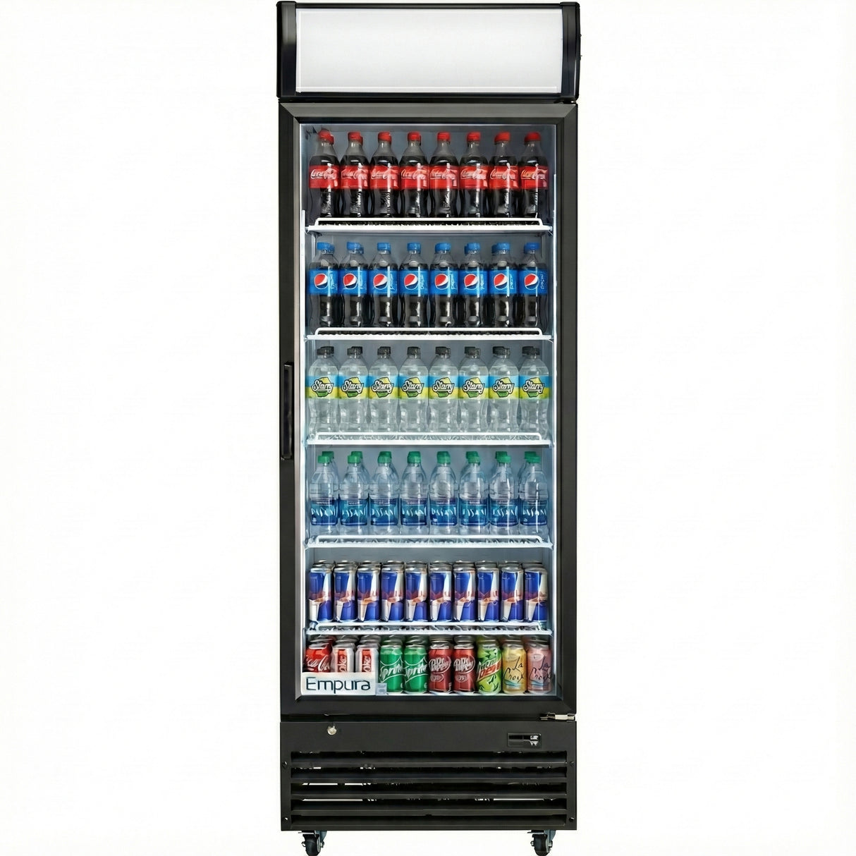 Empura Refrigeration EGM-23B Refrigerated Merchandiser 27.56"W X 31.1"D X 81.02"H 21 Cu. Ft. Capacity