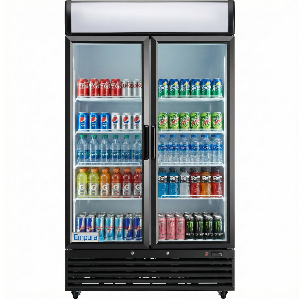 Empura Refrigeration EGM-36B Refrigerated Merchandiser 44.49"W X 28.35"D X 79.65"H 35 Cu. Ft. Capacity