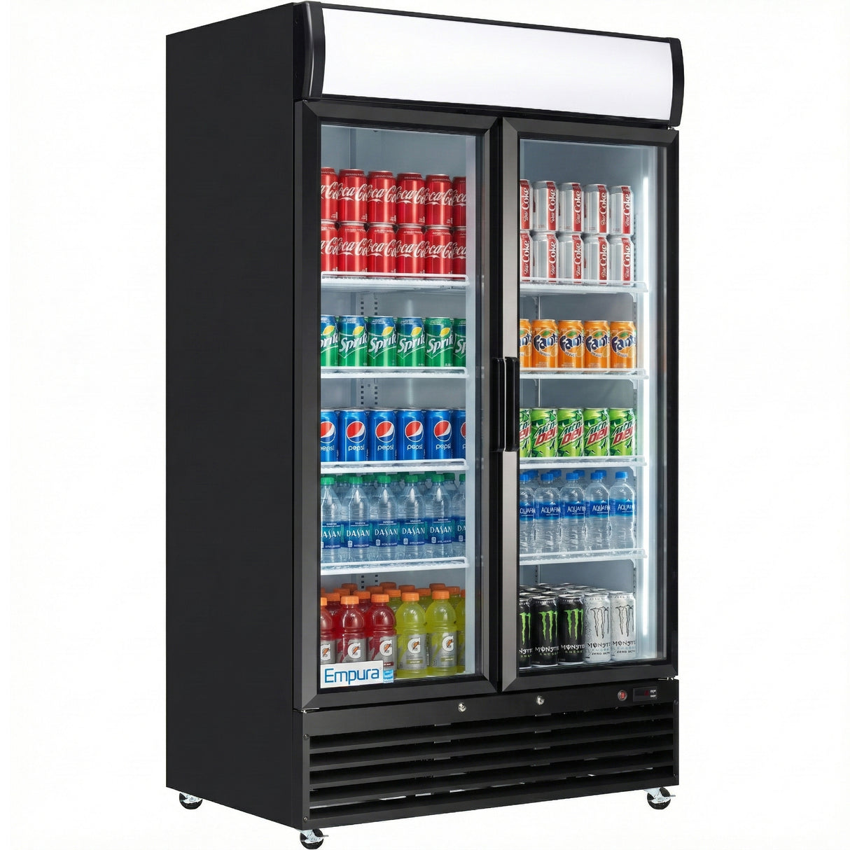 Empura Refrigeration EGM-36B Refrigerated Merchandiser 44.49"W X 28.35"D X 79.65"H 35 Cu. Ft. Capacity