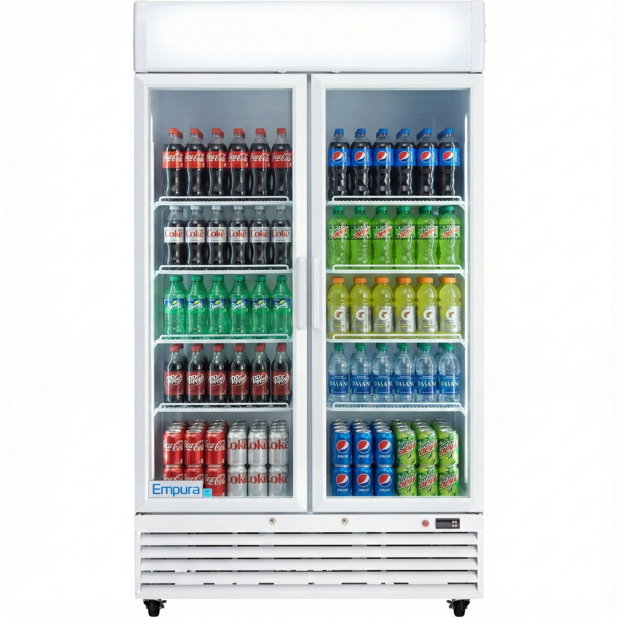 Empura Refrigeration EGM-36W Refrigerated Merchandiser 44.49"W X 28.35"D X 79.65"H 35 Cu. Ft. Capacity