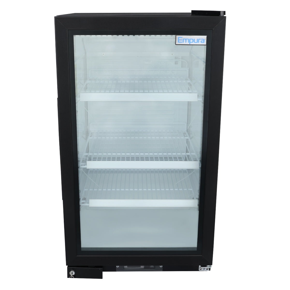 Empura Refrigeration EGM-7B Counter Top Merchandiser 1 Glass Swing Door 25 9/16"W X 25 1/8"D X 39"H