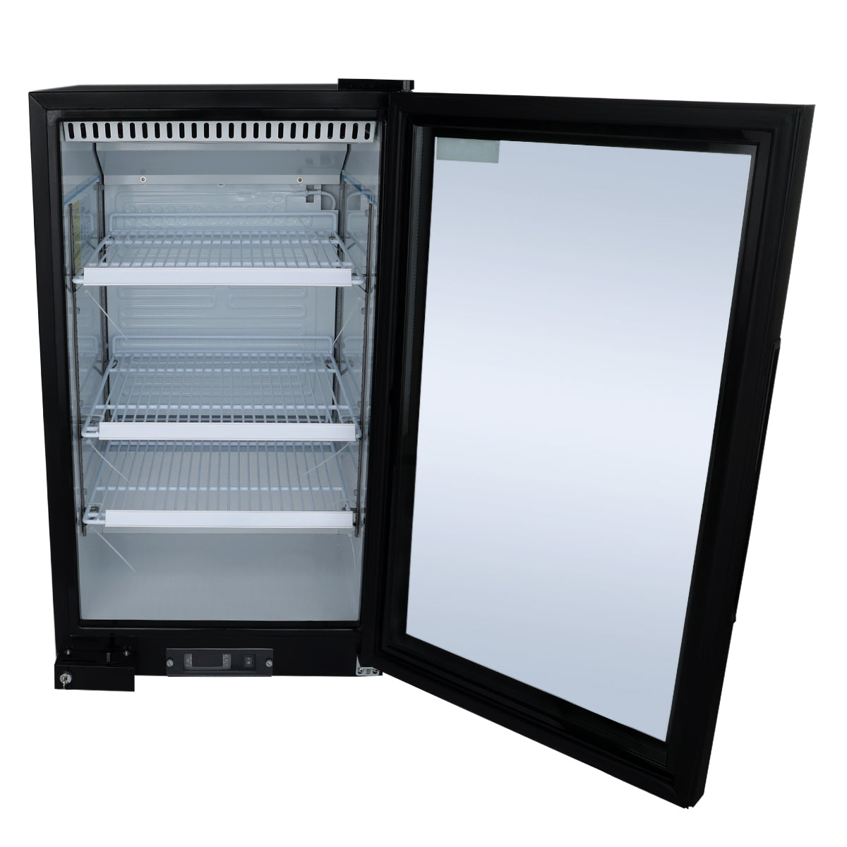 Empura Refrigeration EGM-7B Counter Top Merchandiser 1 Glass Swing Door 25 9/16"W X 25 1/8"D X 39"H