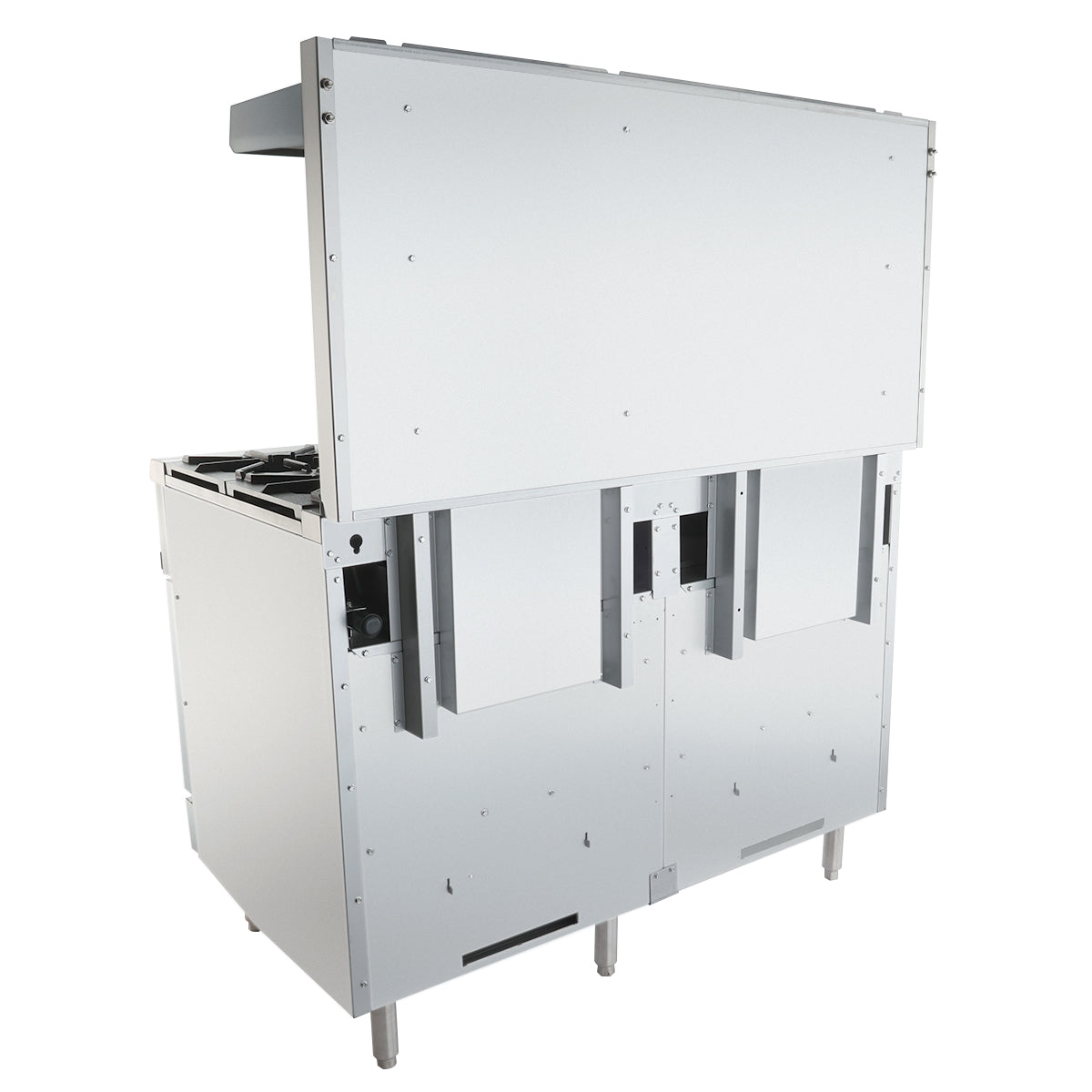Empura Equipment EGR-48_NAT Double Base Gas Restaurant Range 48"W X 32 1/2"D X 59 3/4"H Natural Gas