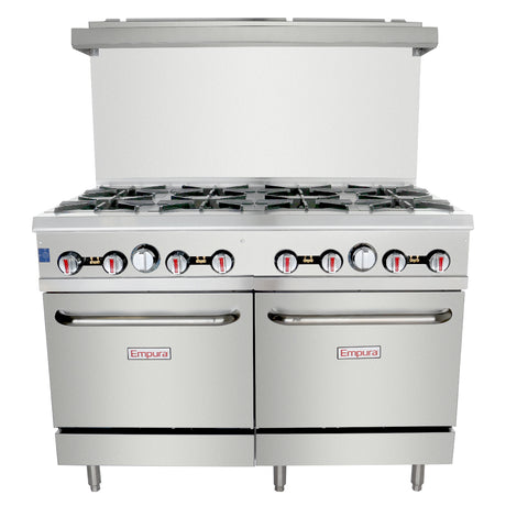 Empura Equipment EGR-48_LP Double Base Gas Range 48"W X 32 1/2"D X 59 3/4"H Liquid Propane