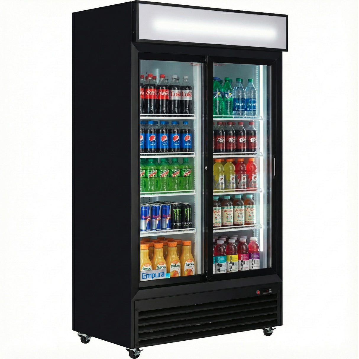 Empura Refrigeration ESM-36B Refrigerated Merchandiser 44.49"W X 27.56"D X 79.65"H 35 Cu. Ft. Capacity
