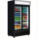 Empura Refrigeration ESM-36B Refrigerated Merchandiser 44.49"W X 27.56"D X 79.65"H 35 Cu. Ft. Capacity