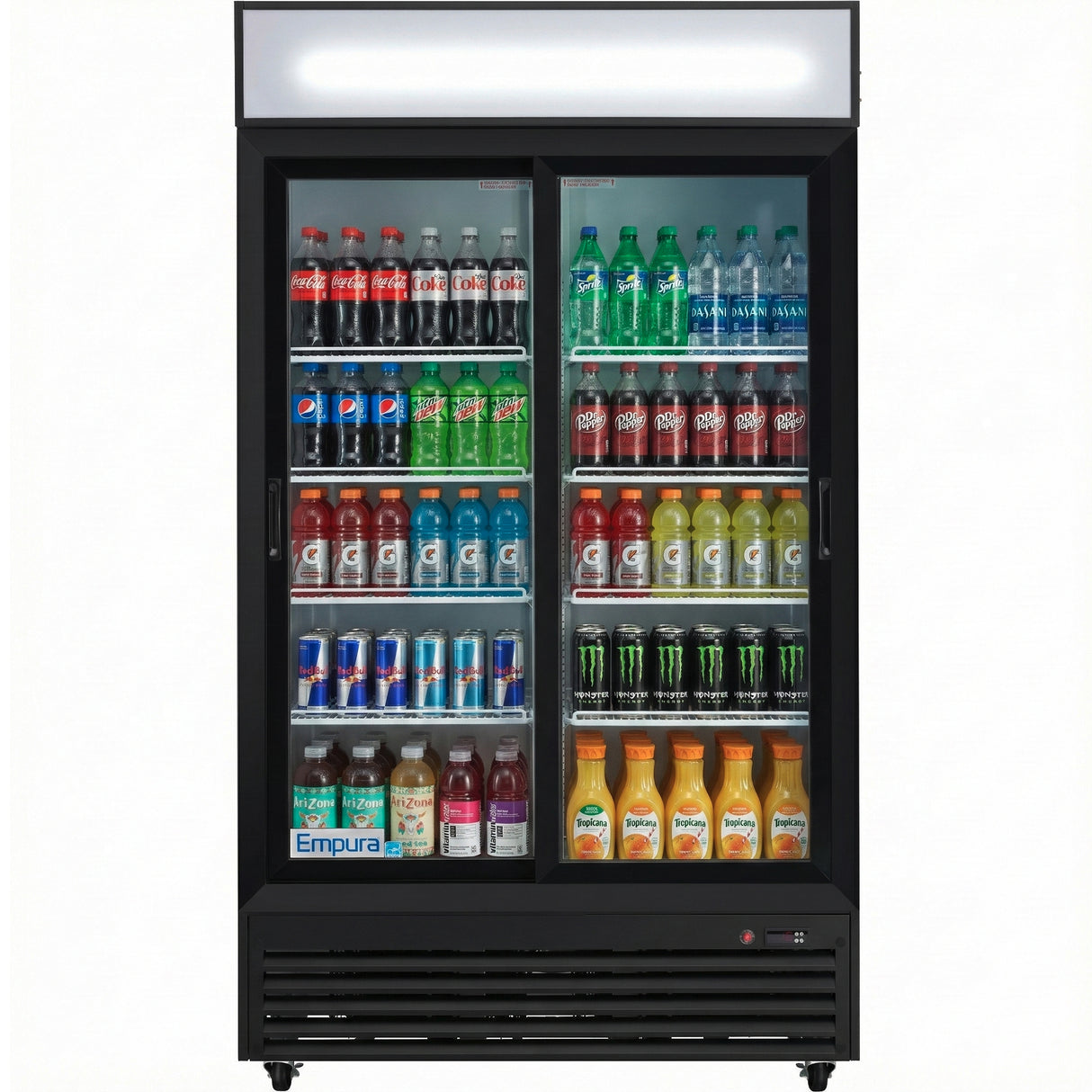 Empura Refrigeration ESM-36B Refrigerated Merchandiser 44.49"W X 27.56"D X 79.65"H 35 Cu. Ft. Capacity
