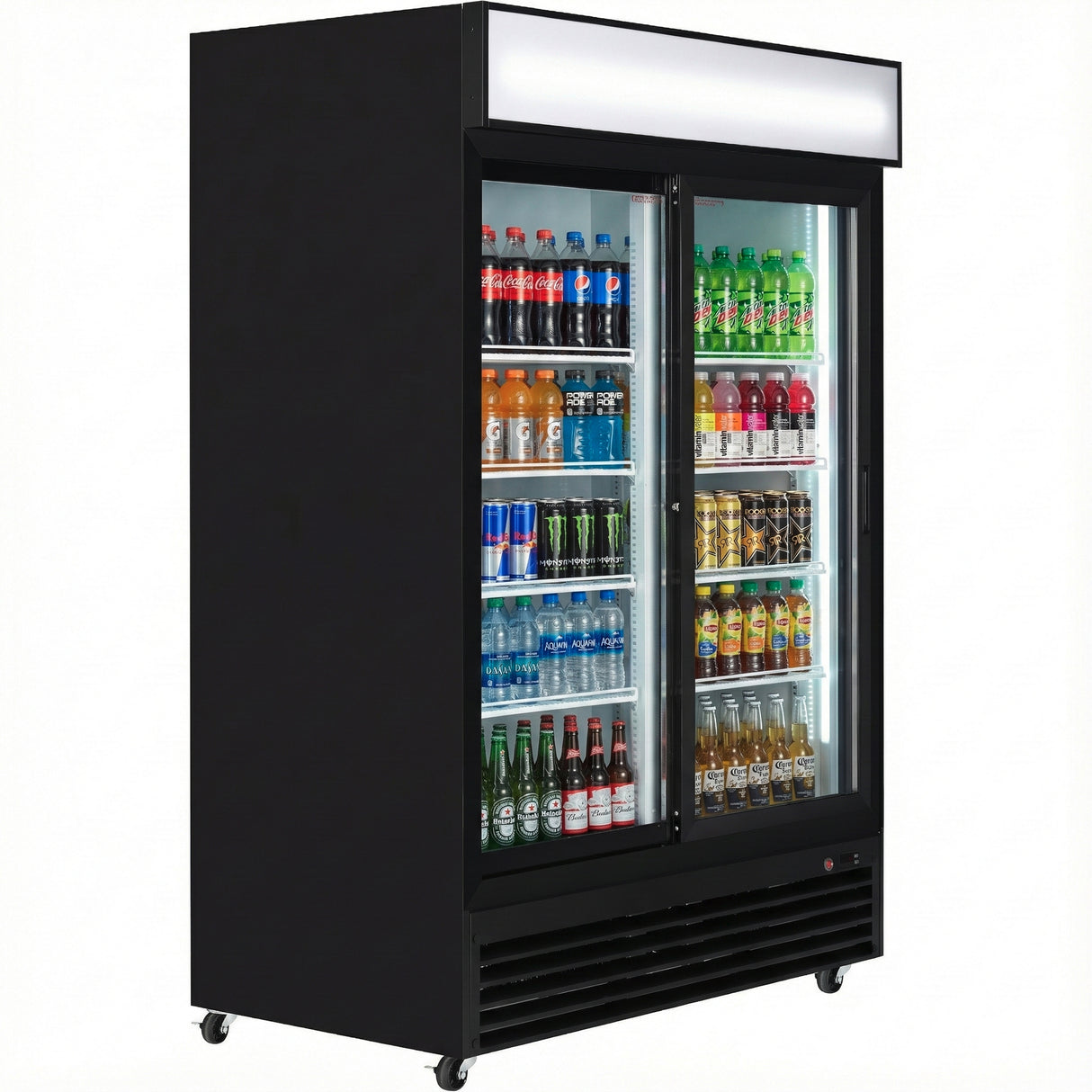 Empura Refrigeration ESM-50B Refrigerated Merchandiser 52.36"W X 31.5"D X 79.65"H 48 Cu. Ft. Capacity