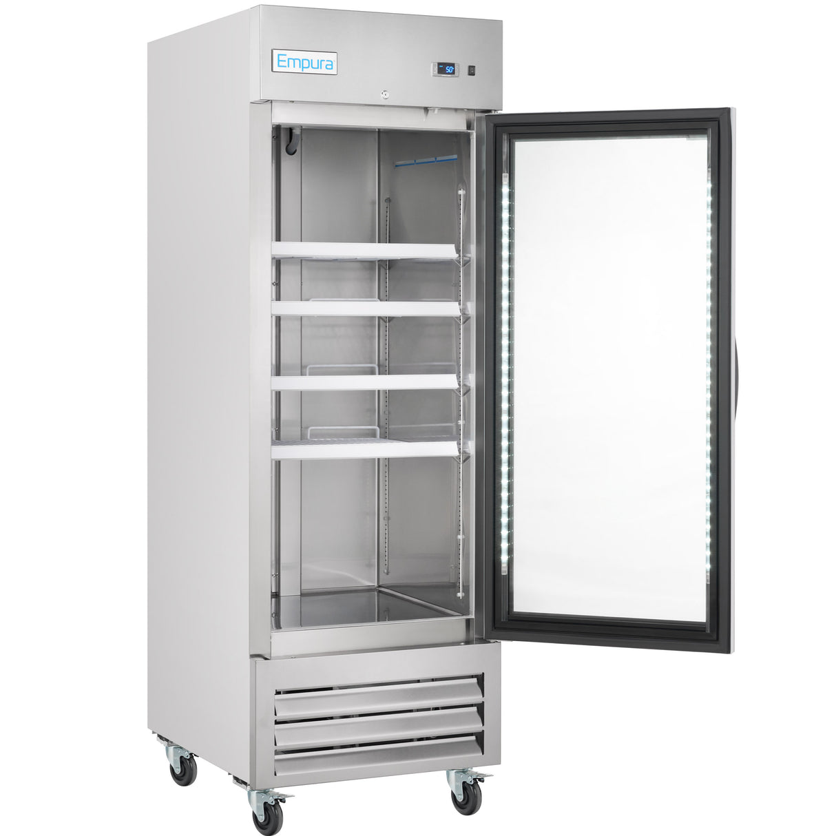 Empura Refrigeration E-KB27RG Reach-In Refrigerator 26.8"W X 31.9"D X 82.3"H 19 Cu. Ft. Capacity