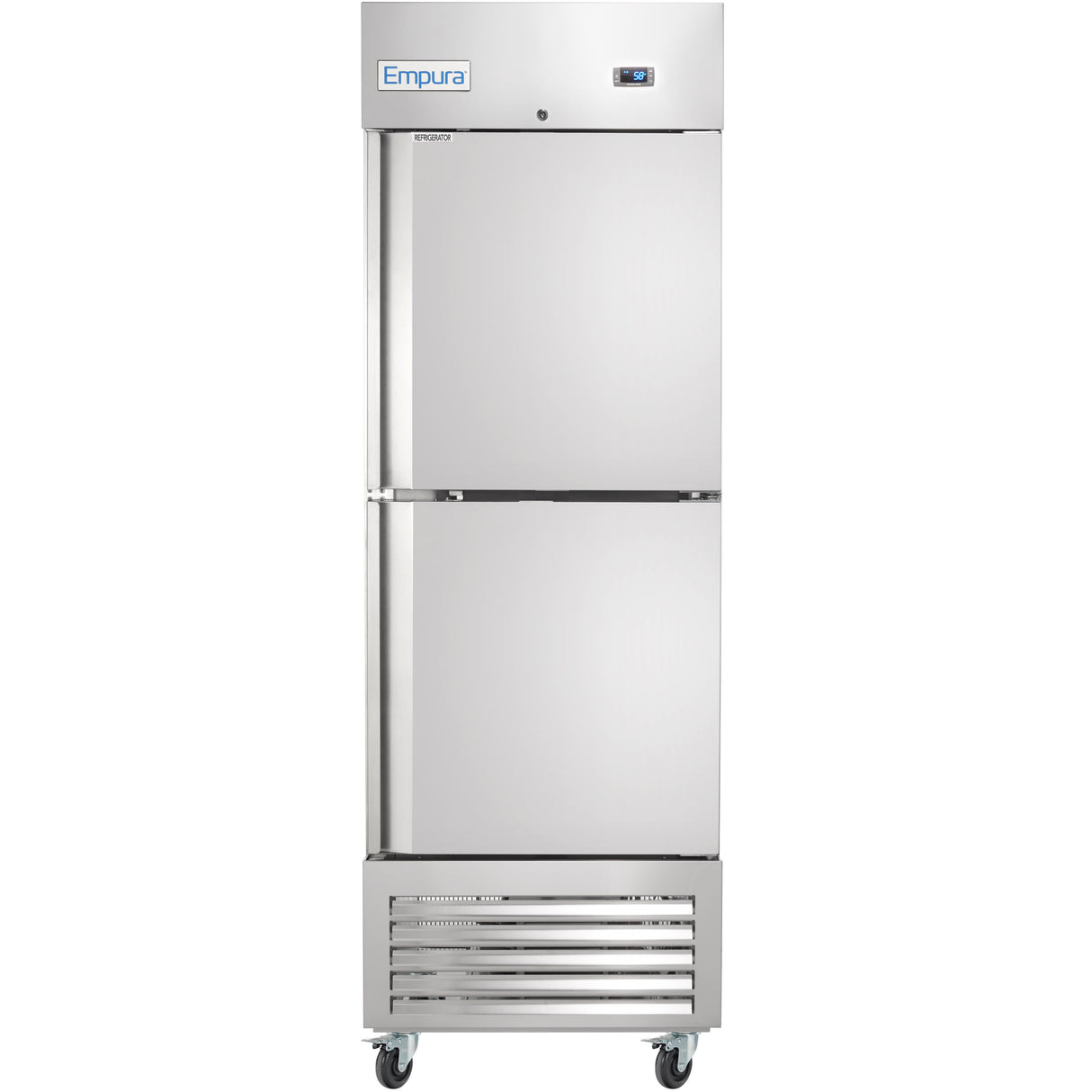 Empura Refrigeration E-KB27RH Reach-In Refrigerator 26-3/4"W X 32-11/16"D X 82-5/16"H 23 Cu. Ft. Capacity