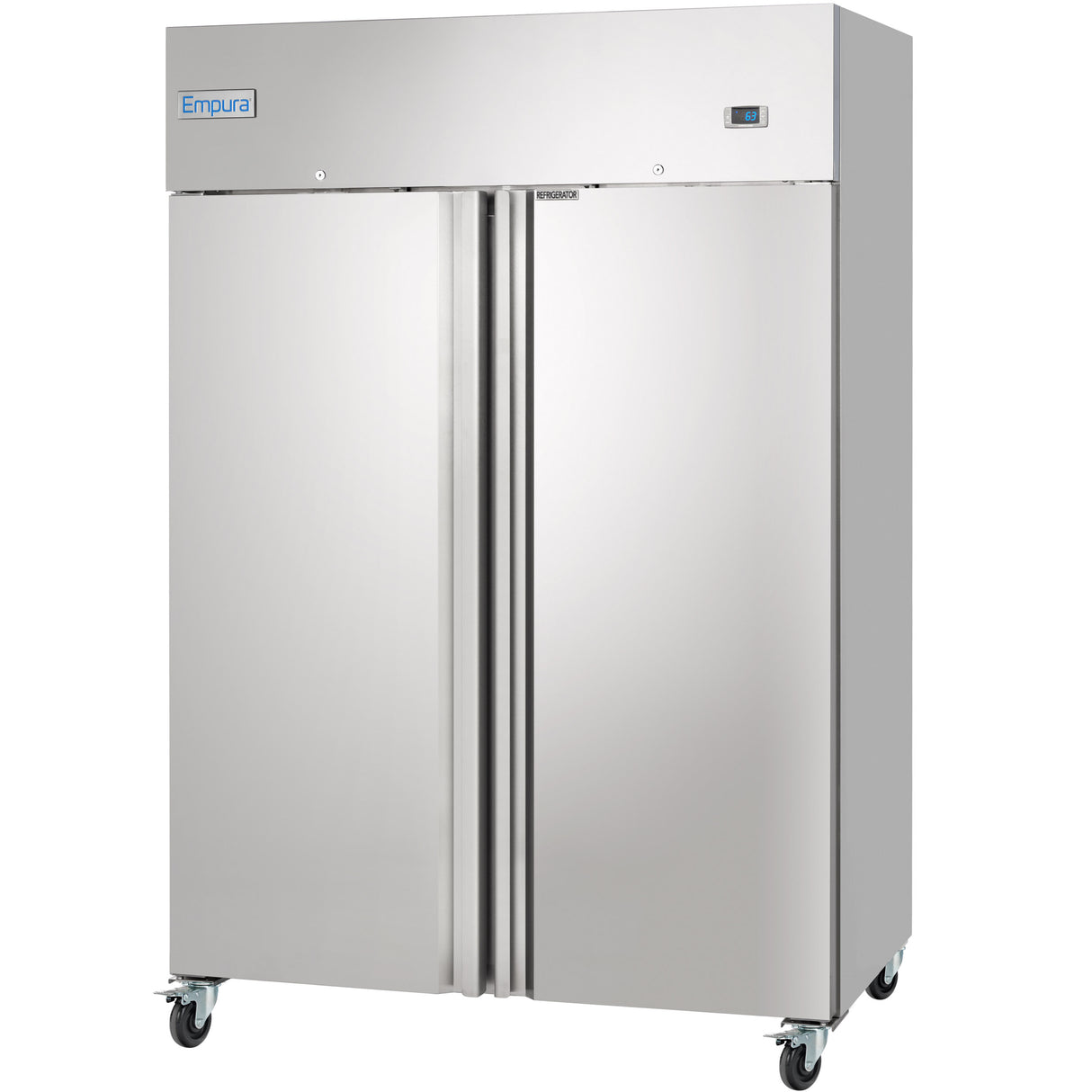 Empura Refrigeration E-KB56T Reach-In Refrigerator 2 Swing Solid Doors 53.9"W X 32.7"D X 82.3"H