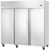 Empura Refrigeration E-KB82T Reach-In Refrigerator 3 Swing Solid Doors 81"W X 32.7"D X 82.3"H