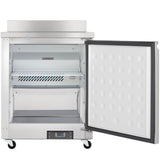 Empura Refrigeration E-KUC27W Undercounter Reach-In Refrigerator Work Top 1 Swing Solid Door