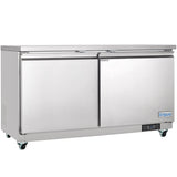 Empura Refrigeration E-KUC60 Undercounter Reach-In Refrigerator 61.2"W X 29.9"D X 35.5"H 13.2 Cu. Ft. Capacity