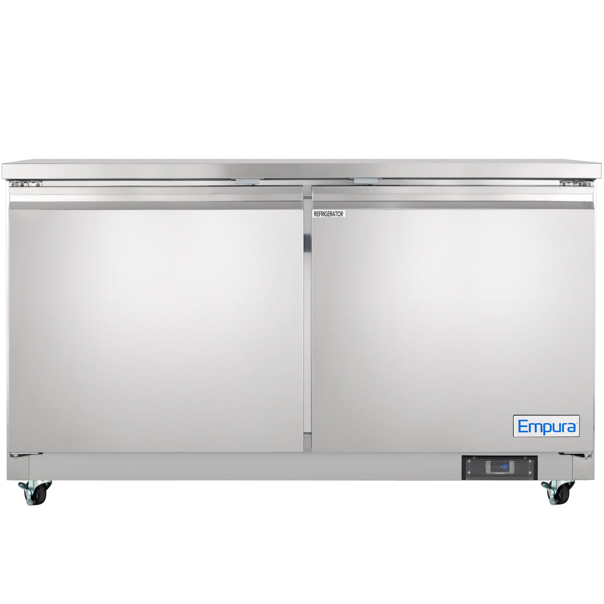 Empura Refrigeration E-KUC60 Undercounter Reach-In Refrigerator 61.2"W X 29.9"D X 35.5"H 13.2 Cu. Ft. Capacity