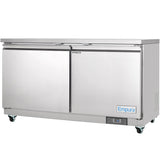 Empura Refrigeration E-KUC60 Undercounter Reach-In Refrigerator 61.2"W X 29.9"D X 35.5"H 13.2 Cu. Ft. Capacity