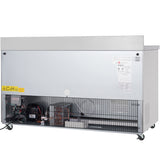 Empura Refrigeration E-KUC60W Undercounter Reach-In Refrigerator Work Top 2 Swing Solid Doors