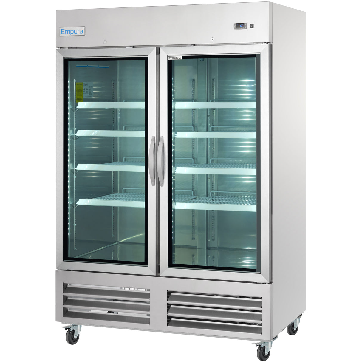 Empura Refrigeration E-KB54RG Reach-In Refrigerator 53.9"W X 31.9"D X 82.3"H 43.9 Cu. Ft. Capacity