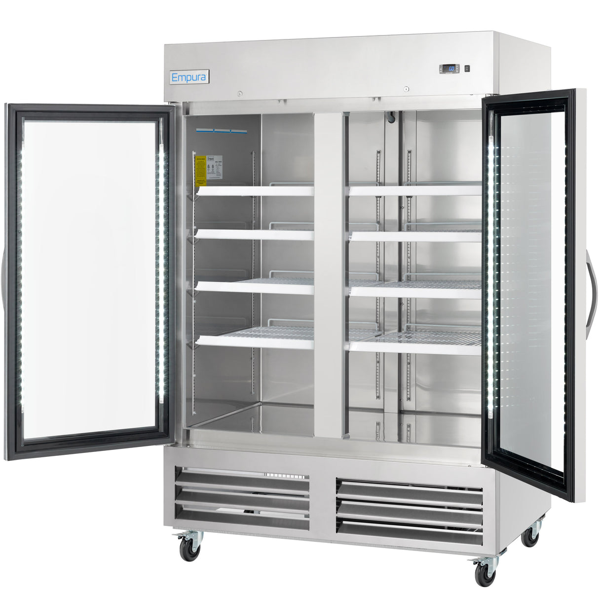 Empura Refrigeration E-KB54RG Reach-In Refrigerator 53.9"W X 31.9"D X 82.3"H 43.9 Cu. Ft. Capacity
