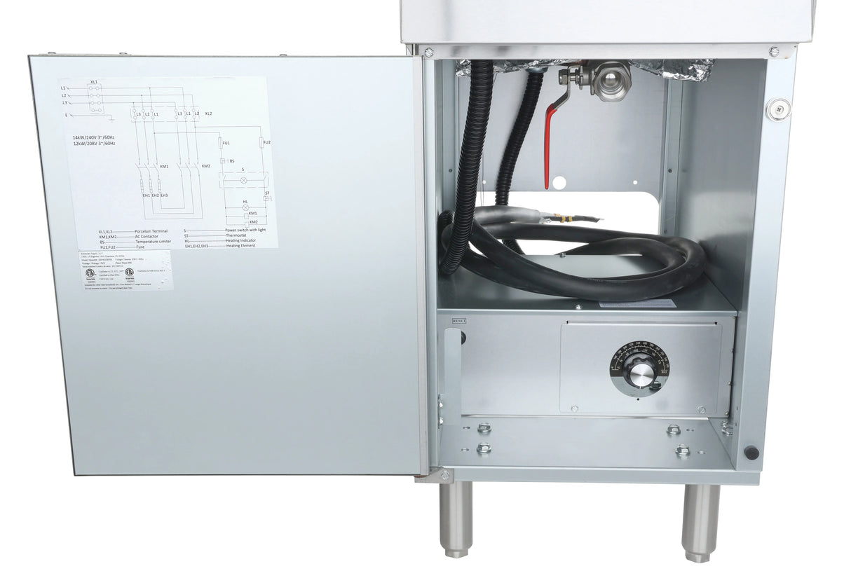 Empura Equipment EEF40208PH3 Fryer 15.5"W X 28"D X 44"H Electric