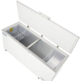 Empura Refrigeration E-CF-18 Solid Lid Chest Freezer 70.67"W X 28.94"D X 33.27"H 18.2 Cu. Ft. Capacity